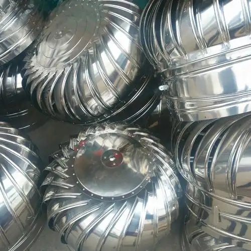 พัดลมสแตนเลสแบบไม่ใช้ไฟฟ้า