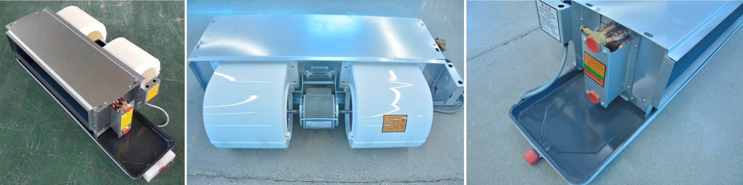 Unidad de bobina de ventilador de piso