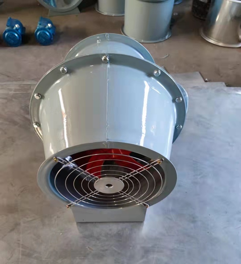 พัดลมอุตสาหกรรมขนาดกะทัดรัดแนวทแยง