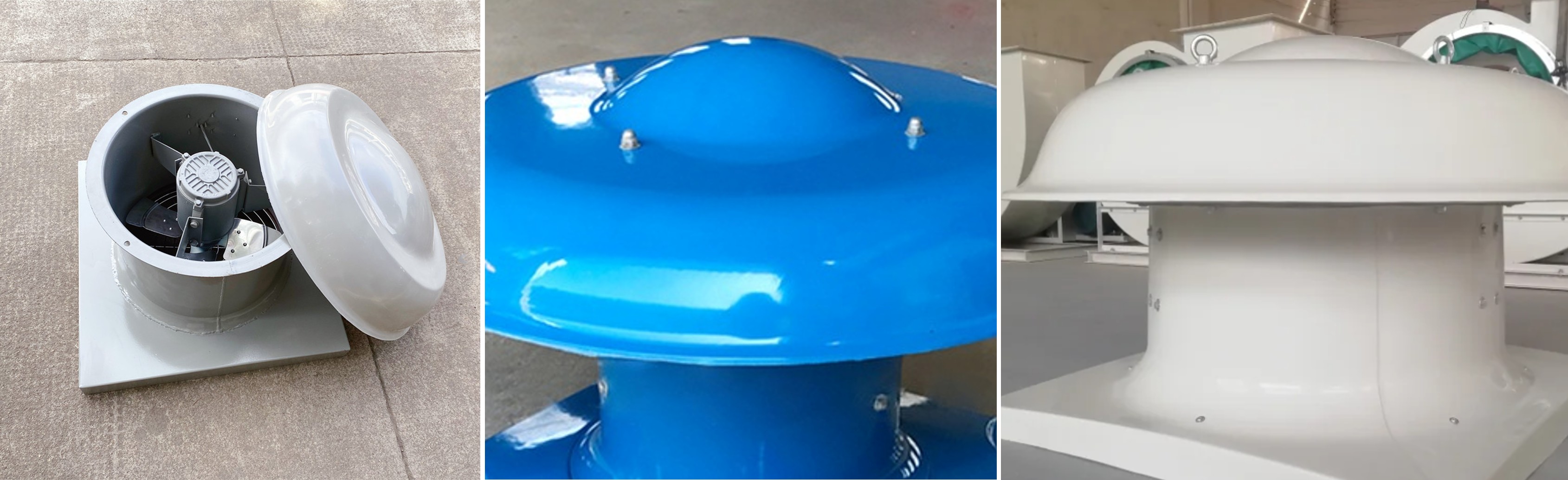 Quạt hướng trục trên mái