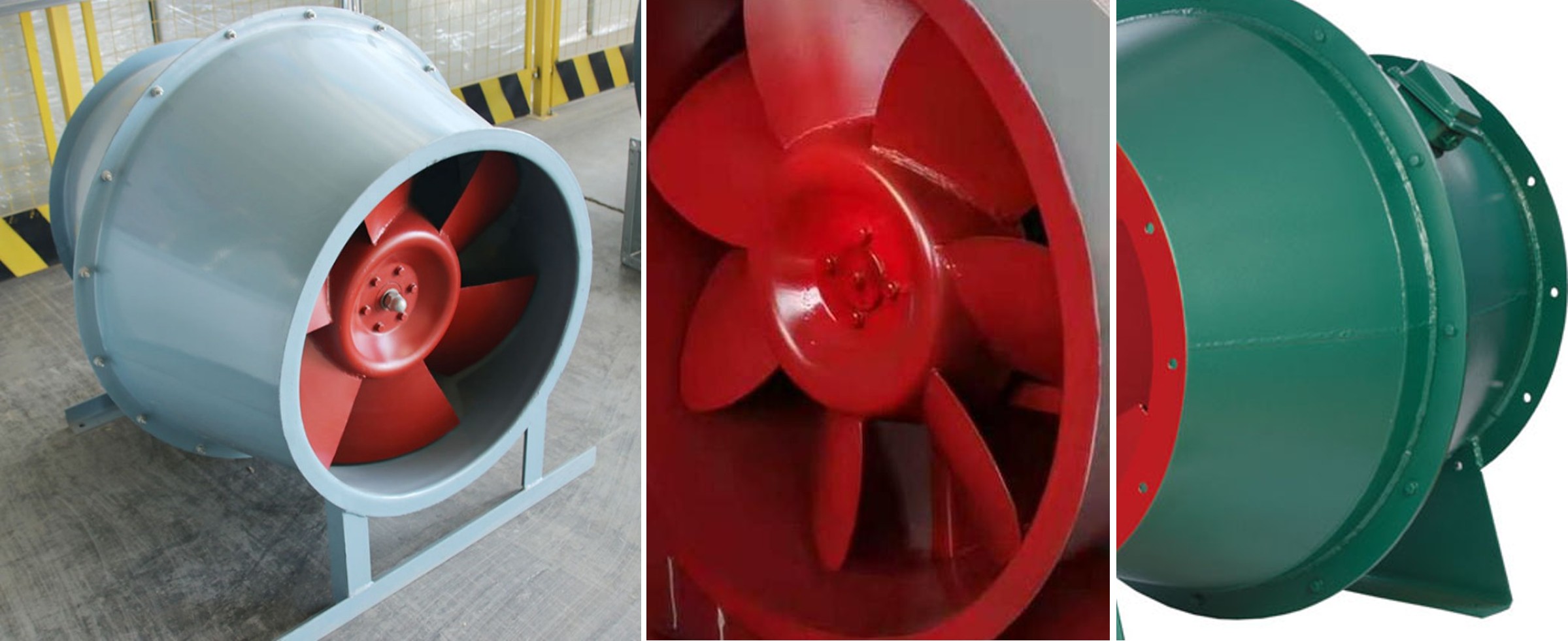 พัดลมอุตสาหกรรมขนาดกะทัดรัดแนวทแยง