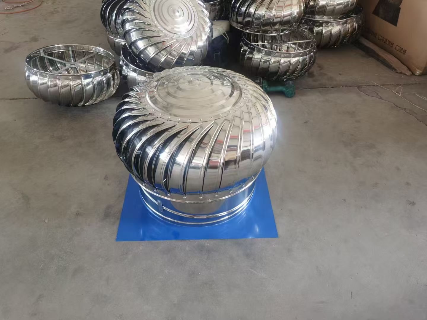 พัดลมสแตนเลสแบบไม่ใช้ไฟฟ้า