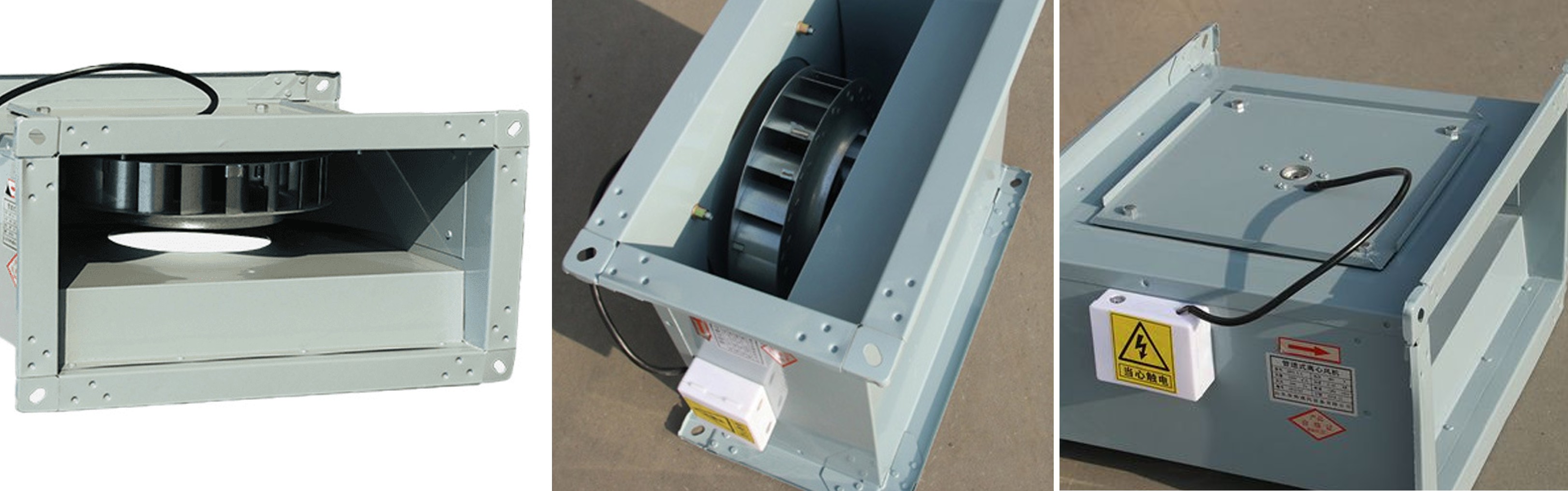 Kipas Saluran Persegi GDF Industri