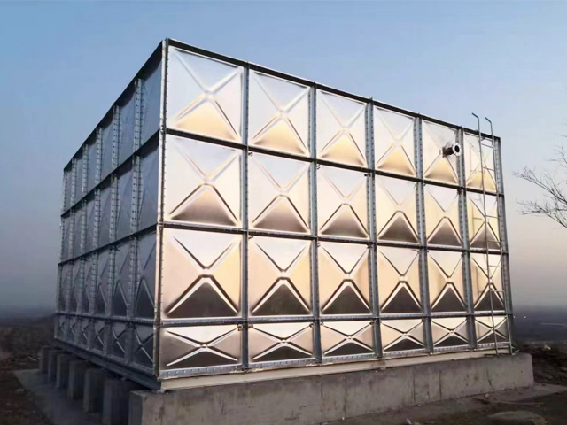 ถังเก็บน้ำเหล็กชุบสังกะสีสำหรับอุตสาหกรรมสำหรับขาย