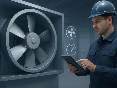 Axial fan supplier for warehouse ventilation