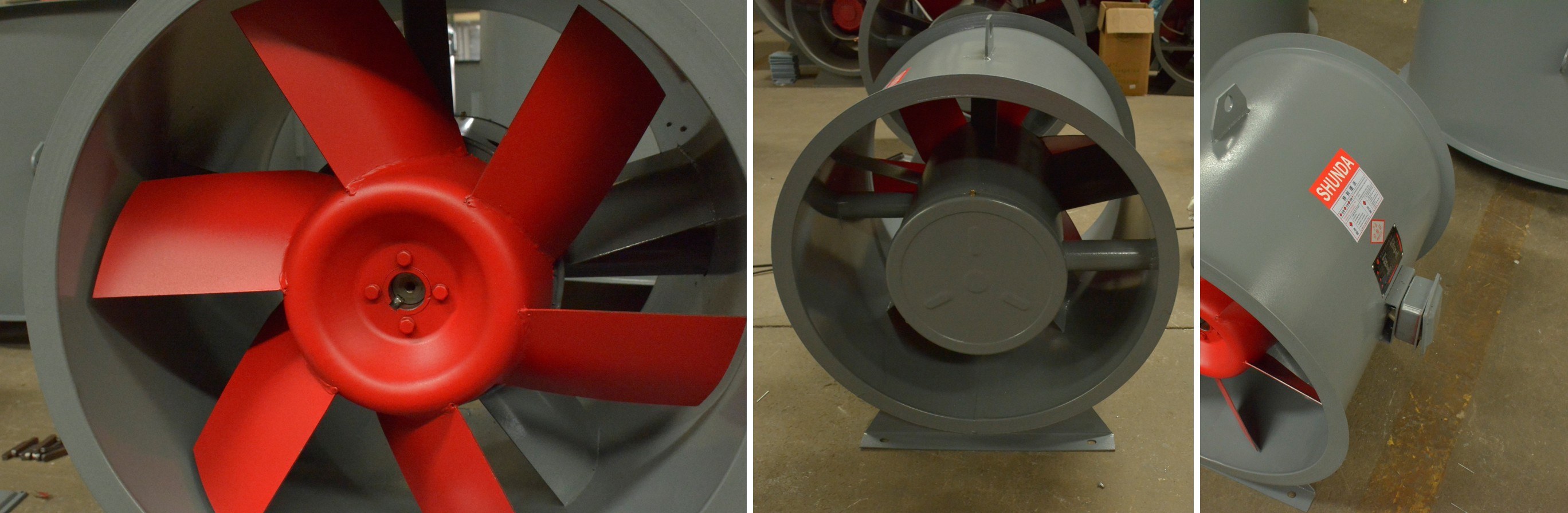 Шығарылатын осьтік желдеткіш