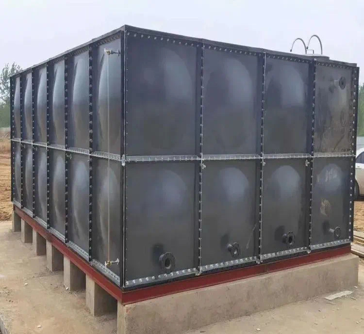 ขายถังเก็บน้ำเคลือบอีนาเมลทรงลูกบาศก์อุตสาหกรรม