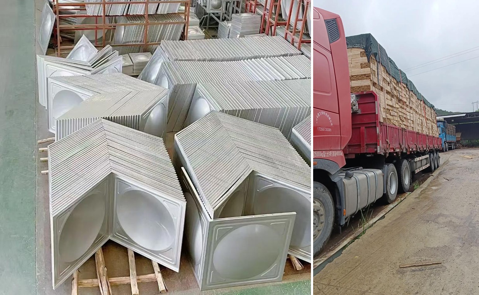 ถังเก็บน้ำสแตนเลสอุตสาหกรรมสำหรับขาย