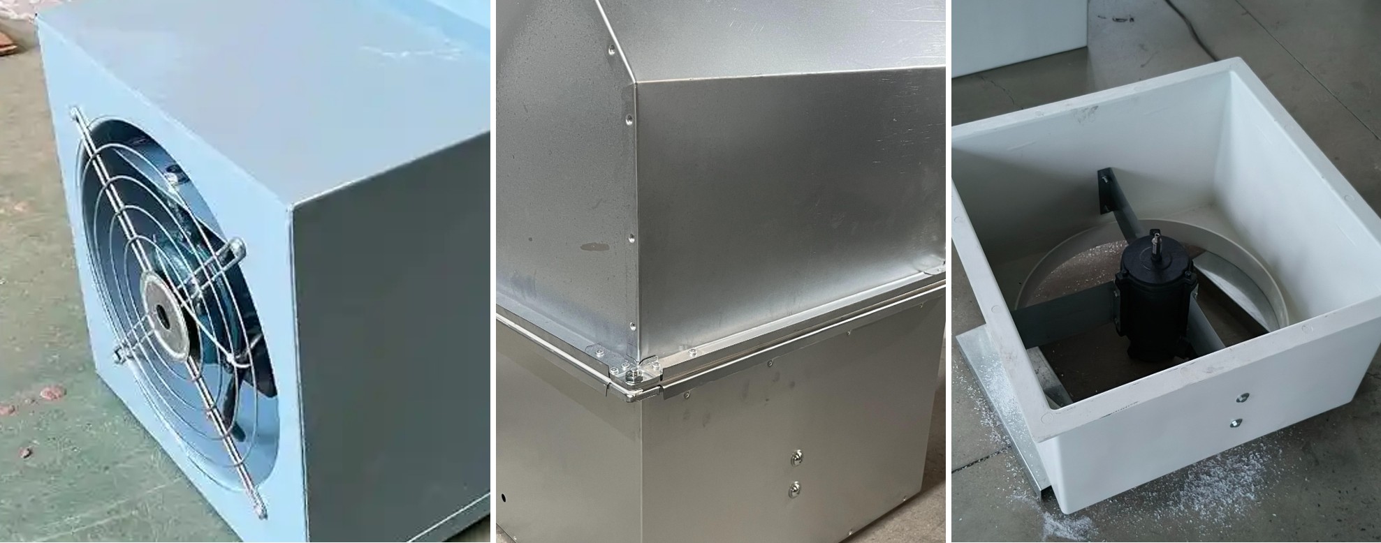 Осевой вентилятор с боковой стенкой