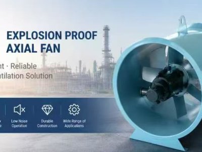 T35 Portlashdan Himoyalangan Eksenel Ventilyator
