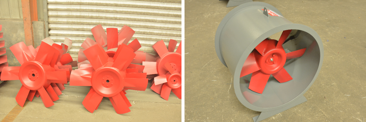 Extractor de humo de fuego