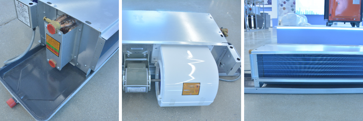 ชุดคอยล์พัดลมแบบซ่อนแนวนอน