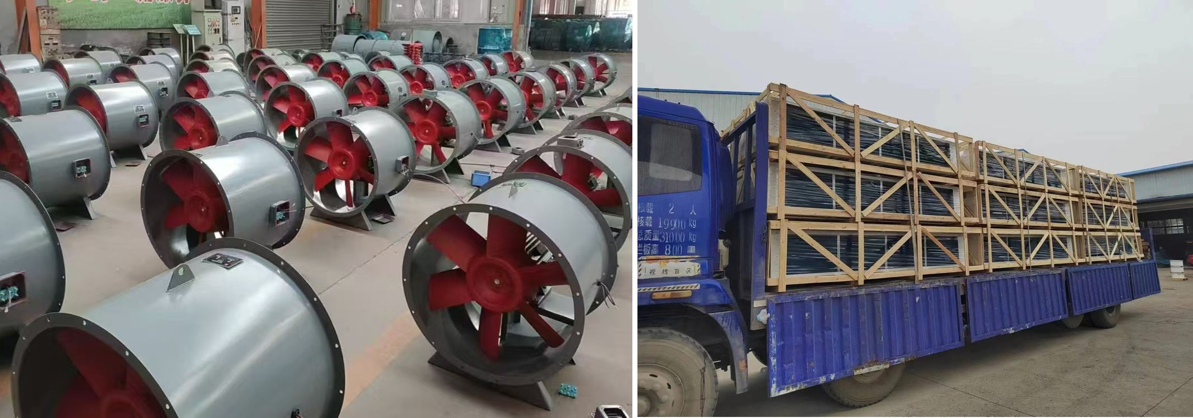 Quạt công nghiệp hiệu suất cao hỗn hợp